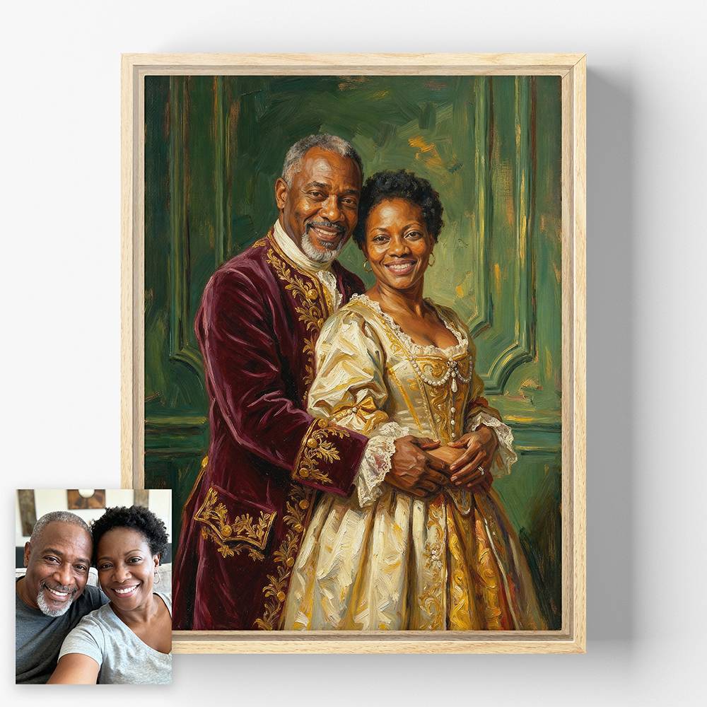 Royal Romance - Custom Canvas for Couple-6 Royal Romance - Custom Canvas for Couple-6 product photo