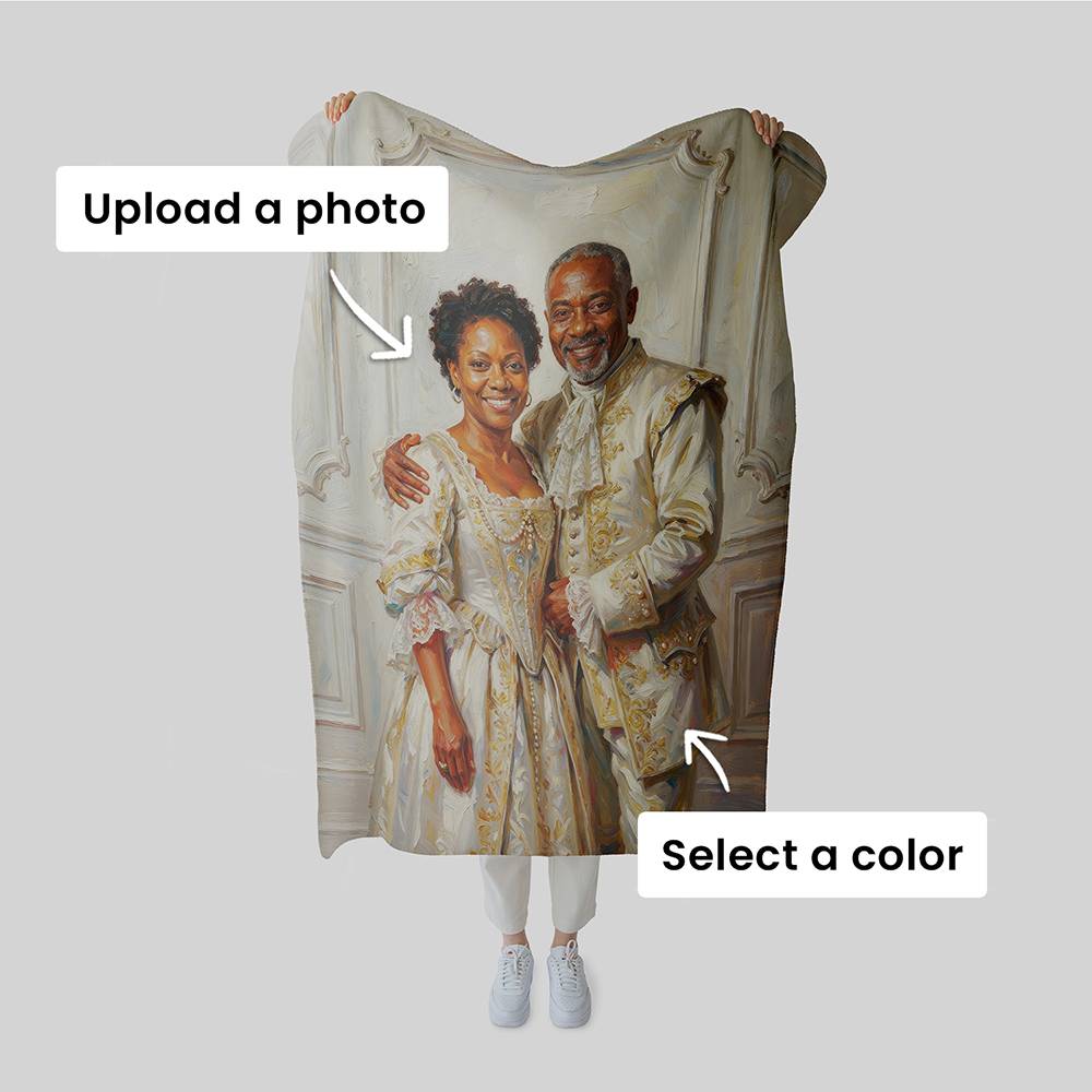 Royal Romance - Custom Photo Blanket-6 product photo