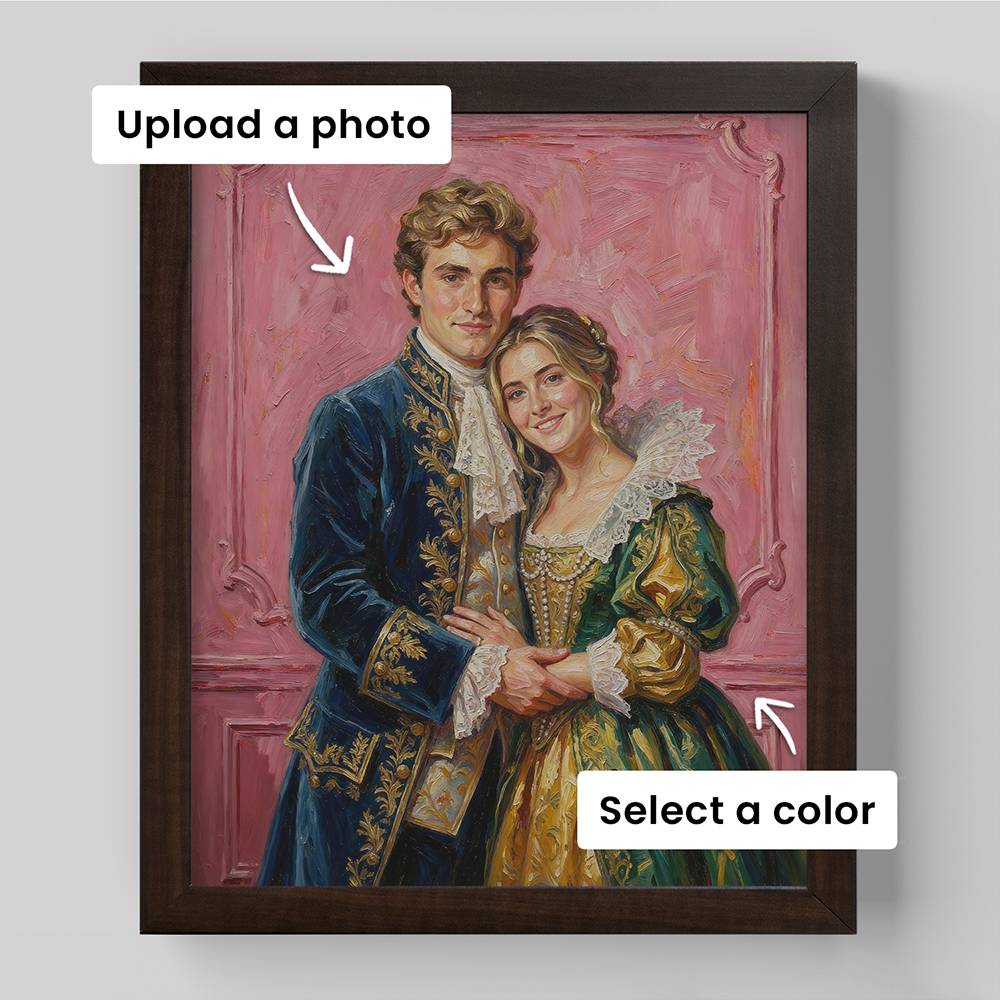 Royal Romance - Custom Print for Couple-4 Royal Romance - Custom Print for Couple-4 product photo