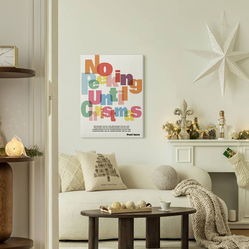 Santa’s Secret – Custom Peel-to-Reveal Canvas Cover-4 Santa’s Secret – Custom Peel-to-Reveal Canvas Cover-4 product photo