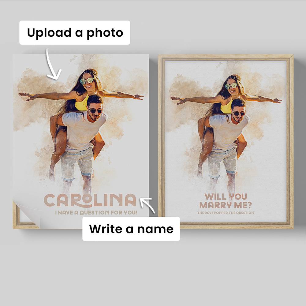 Say Yes - Custom Peel To Reveal Canvas-4 product photo