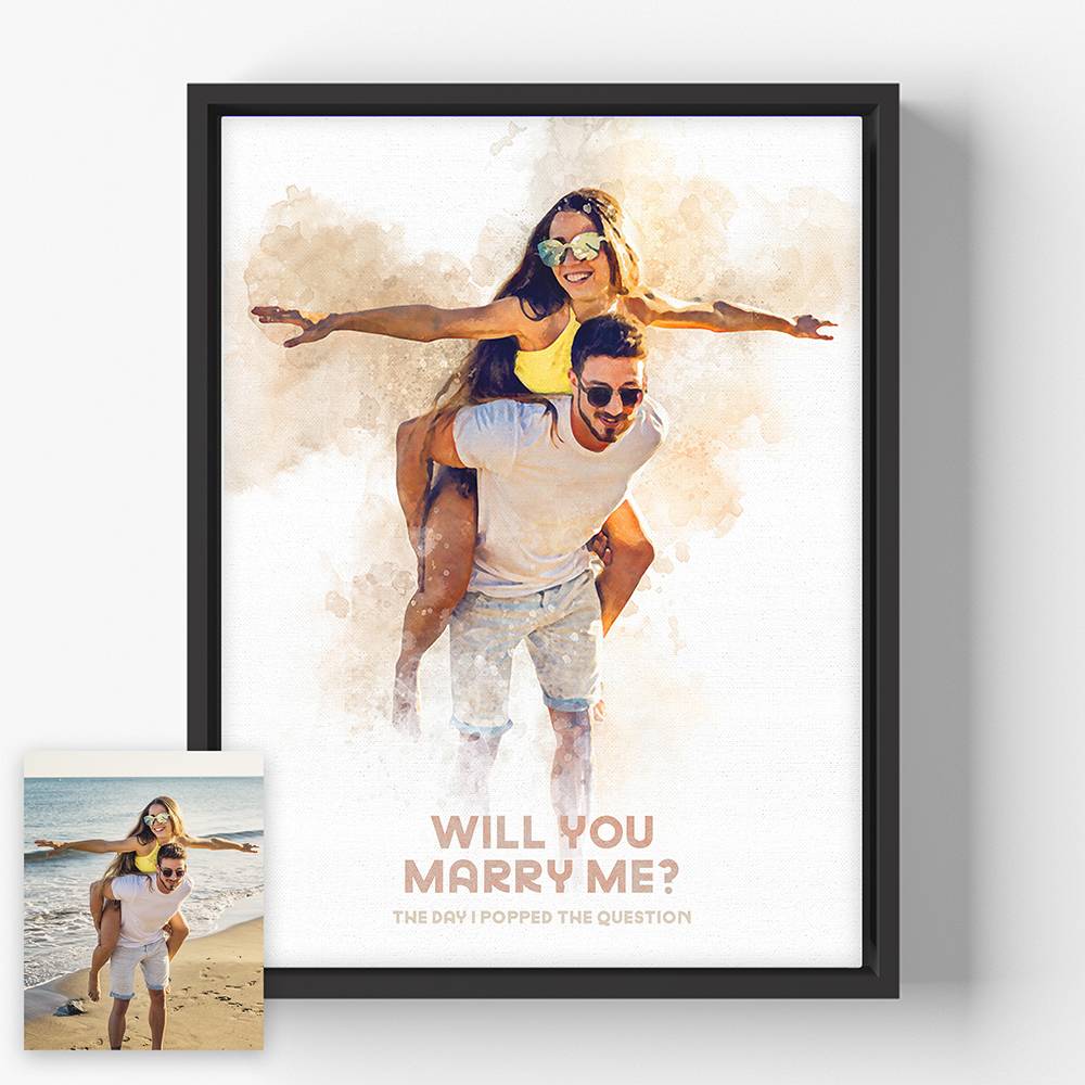 Say Yes - Custom Peel To Reveal Canvas-1 product photo