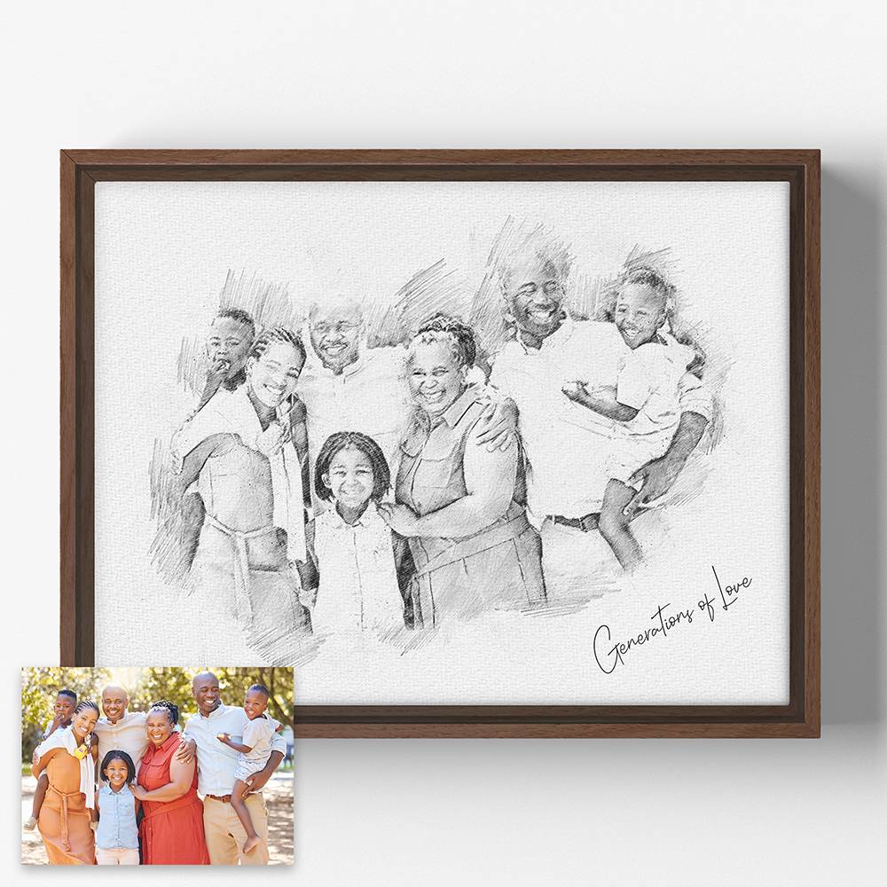 Sketching Memories - Horizontal Canvas-3 product photo