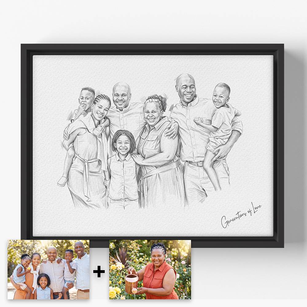 Sketching Memories - Horizontal Canvas-6 product photo