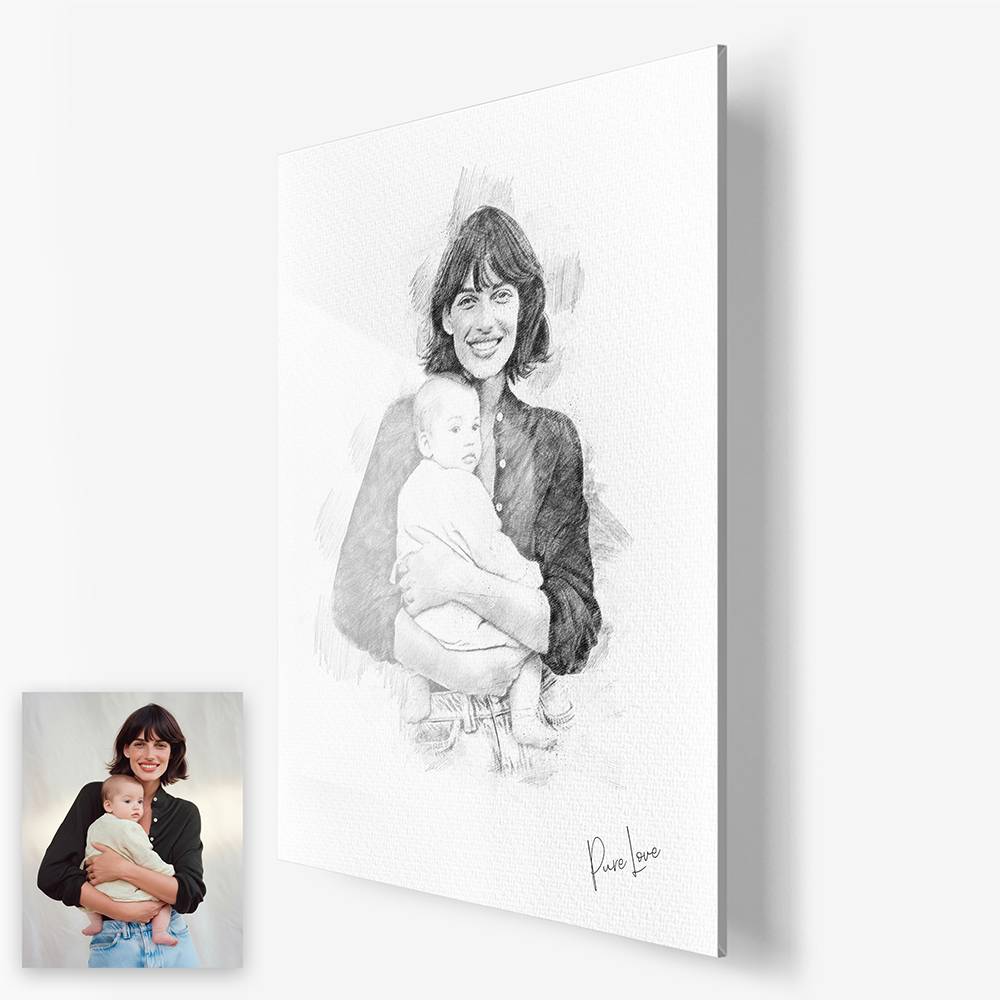 Sketching Memories - Vertical Acrylic-8 product photo