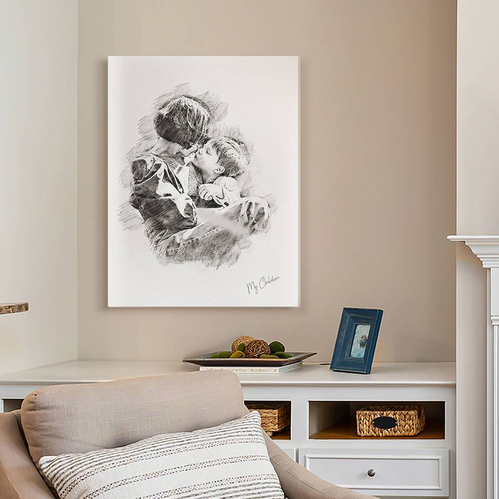 Sketching Memories - Vertical Acrylic-4 product photo