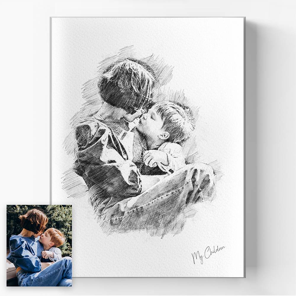 Sketching Memories - Vertical Acrylic-3 product photo