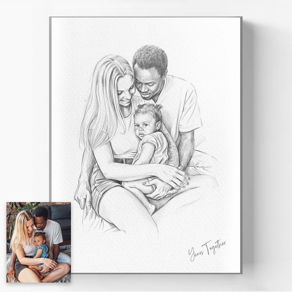 Sketching Memories - Vertical Acrylic-7 product photo