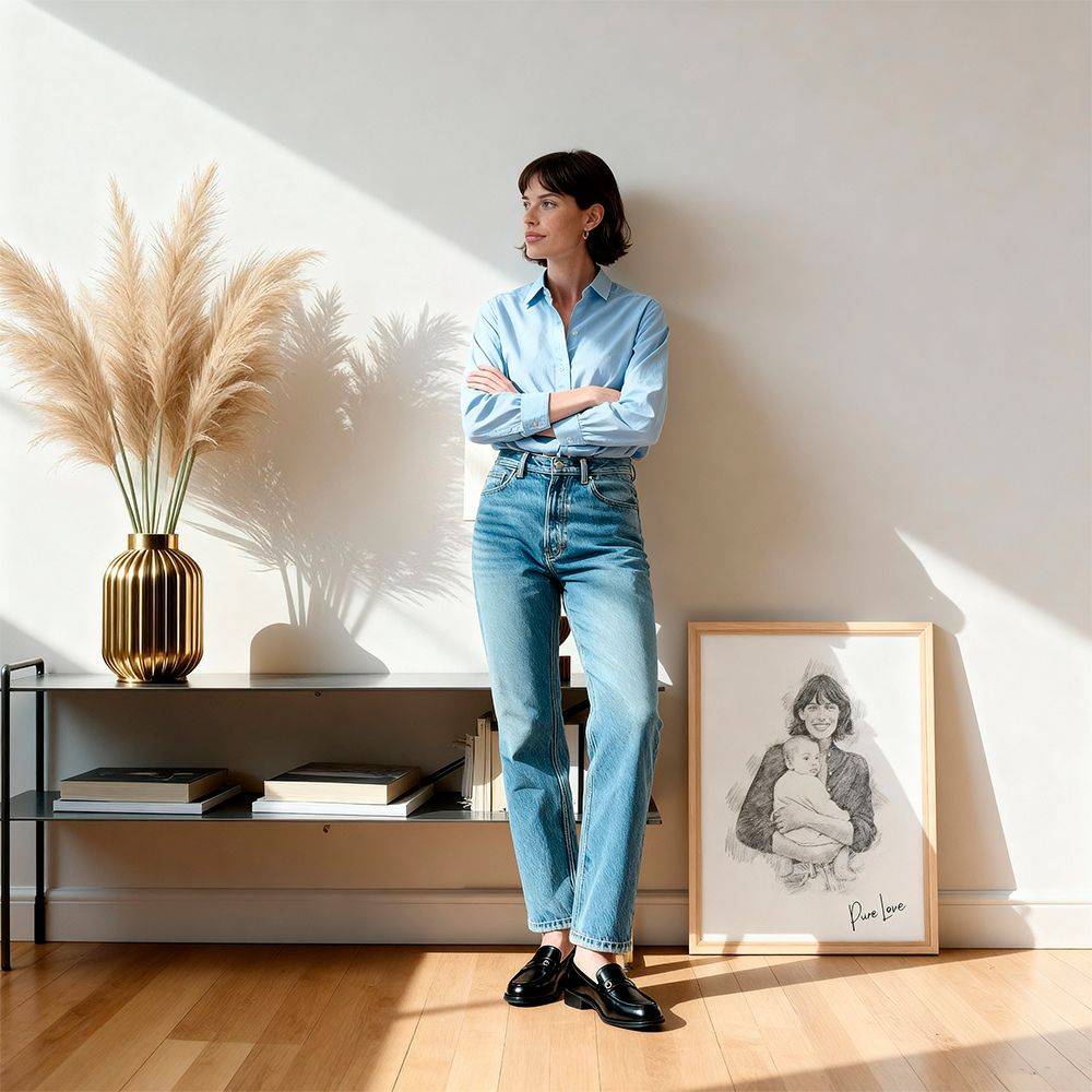 Sketching Memories - Vertical Canvas-2 product photo