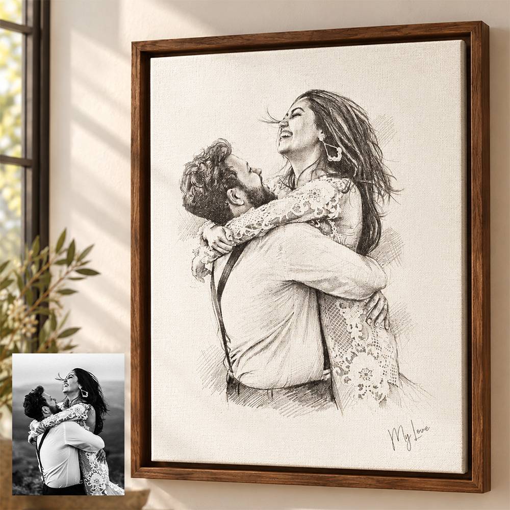 Sketching Memories - Vertical Canvas-2 product photo