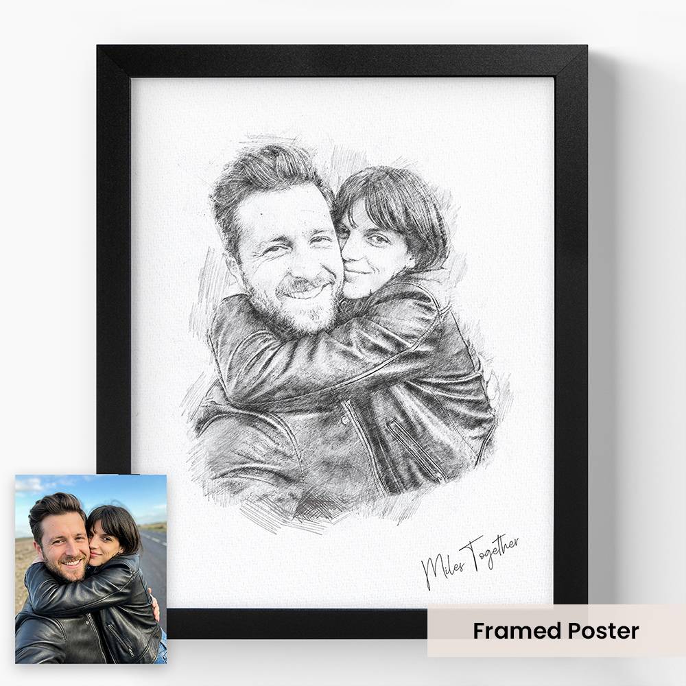 Sketching Memories - Custom Vertical Wall Art-4 product photo