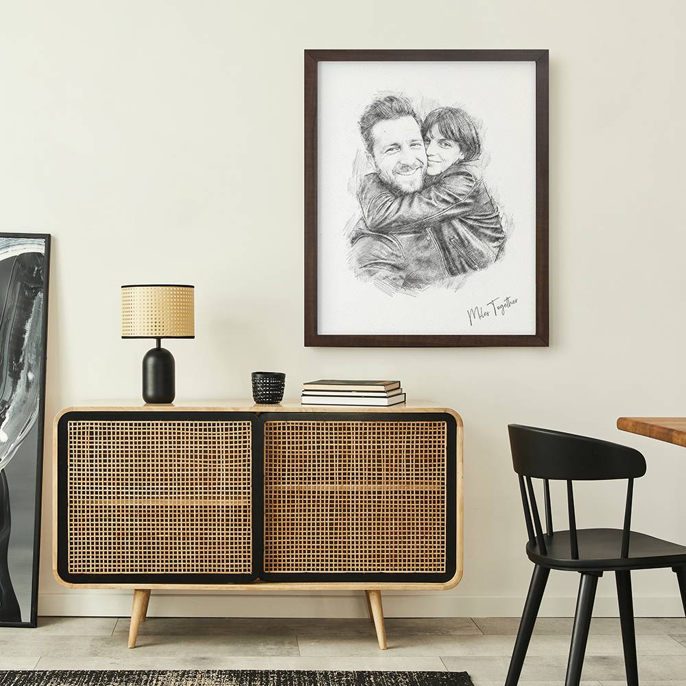Sketching Memories - Custom Vertical Wall Art-5 product photo