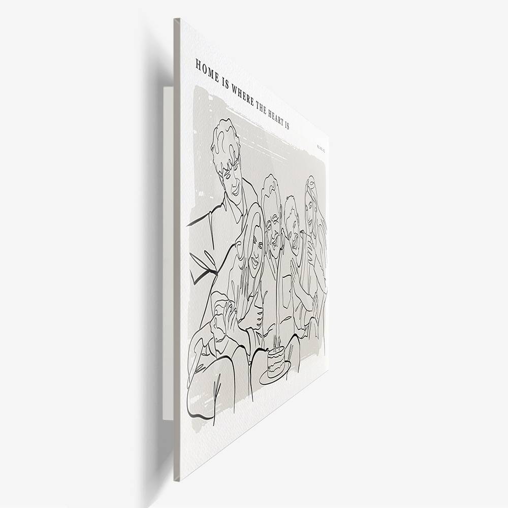 Softly Our - Custom Portrait Acrylic-8 product photo