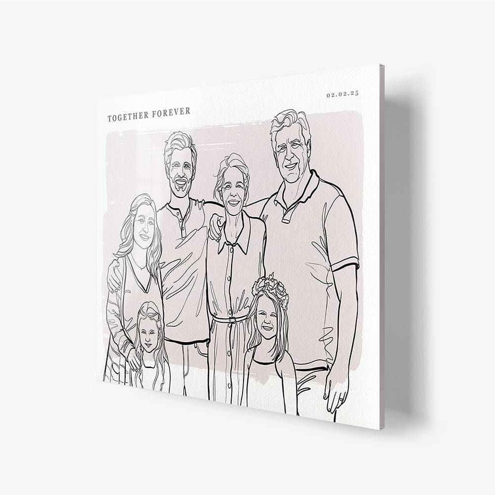 Softly Our - Custom Portrait Acrylic-7 product photo