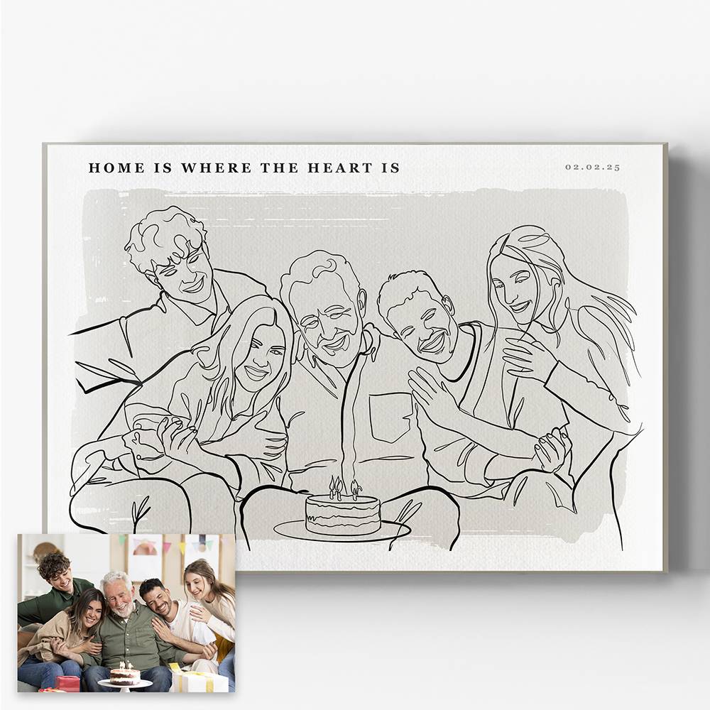 Softly Our - Custom Portrait Acrylic-5 product photo