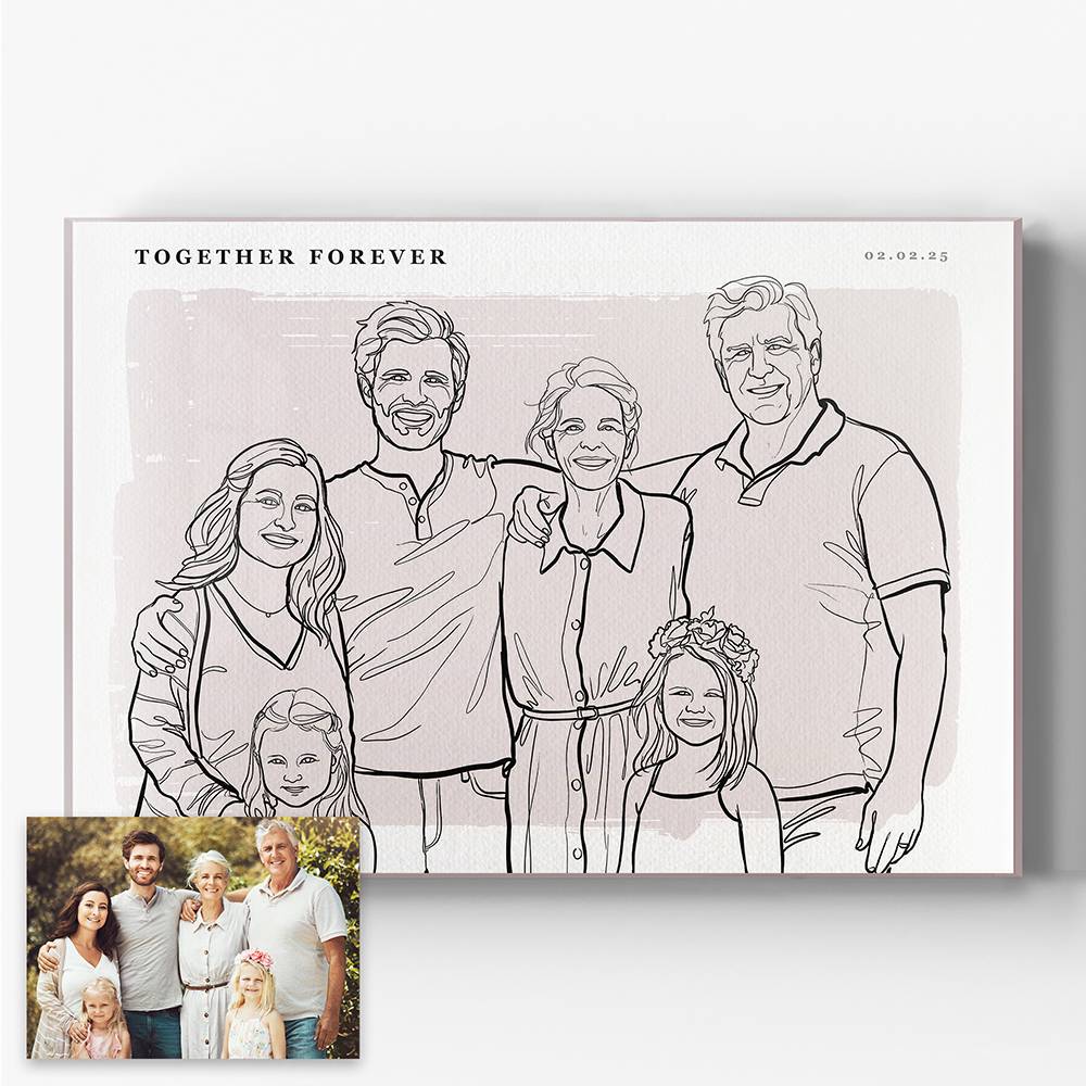 Softly Our - Custom Portrait Acrylic-3 product photo