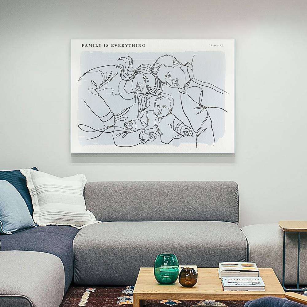 Softly Our - Custom Portrait Acrylic-2 product photo