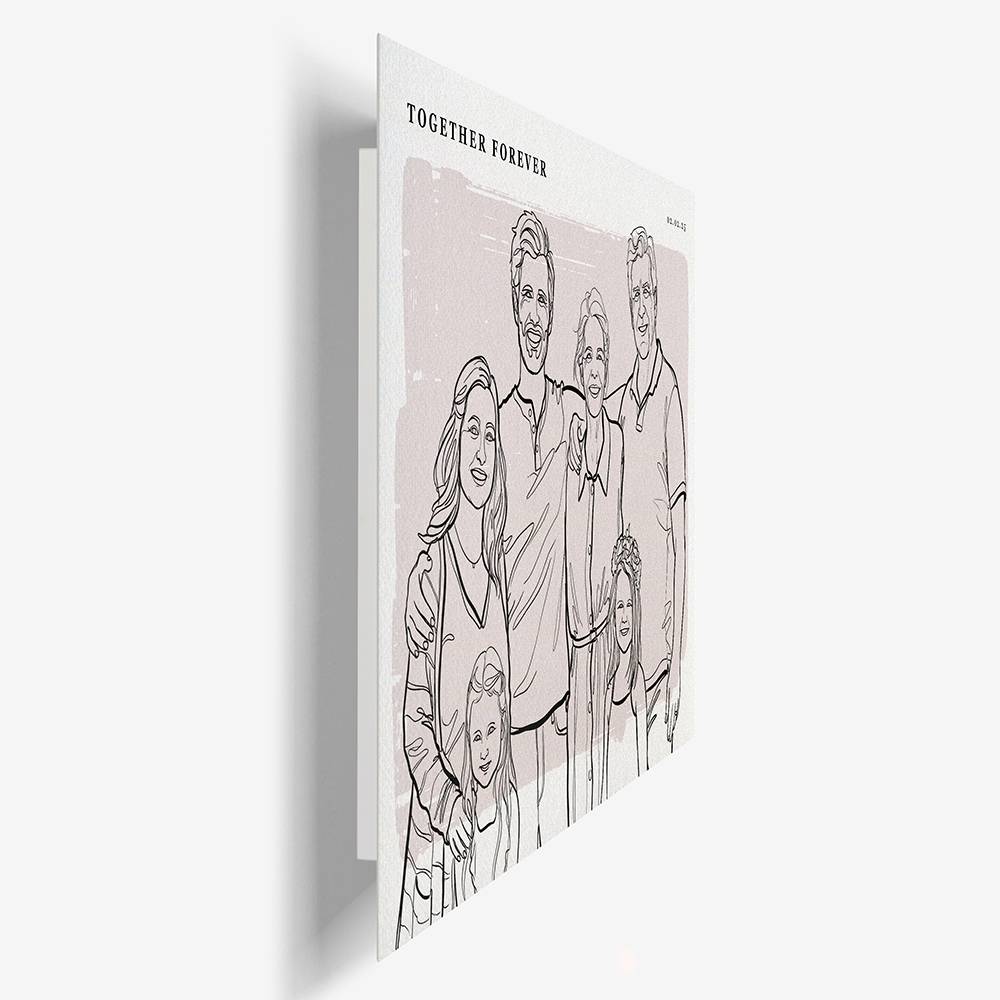 Softly Our - Custom Portrait Metal-8 Softly Our - Custom Portrait Metal-8 product photo