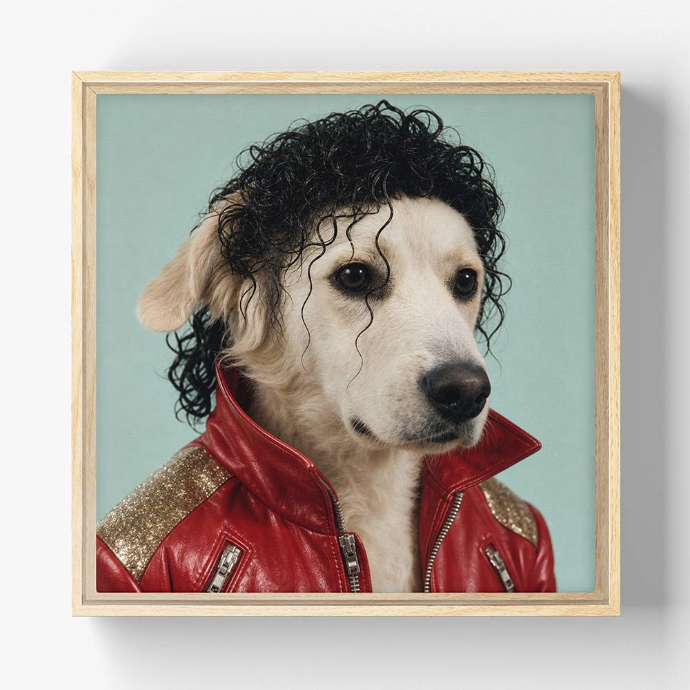 Star Pup - Custom Famous Pet Art Canvas-8 product photo