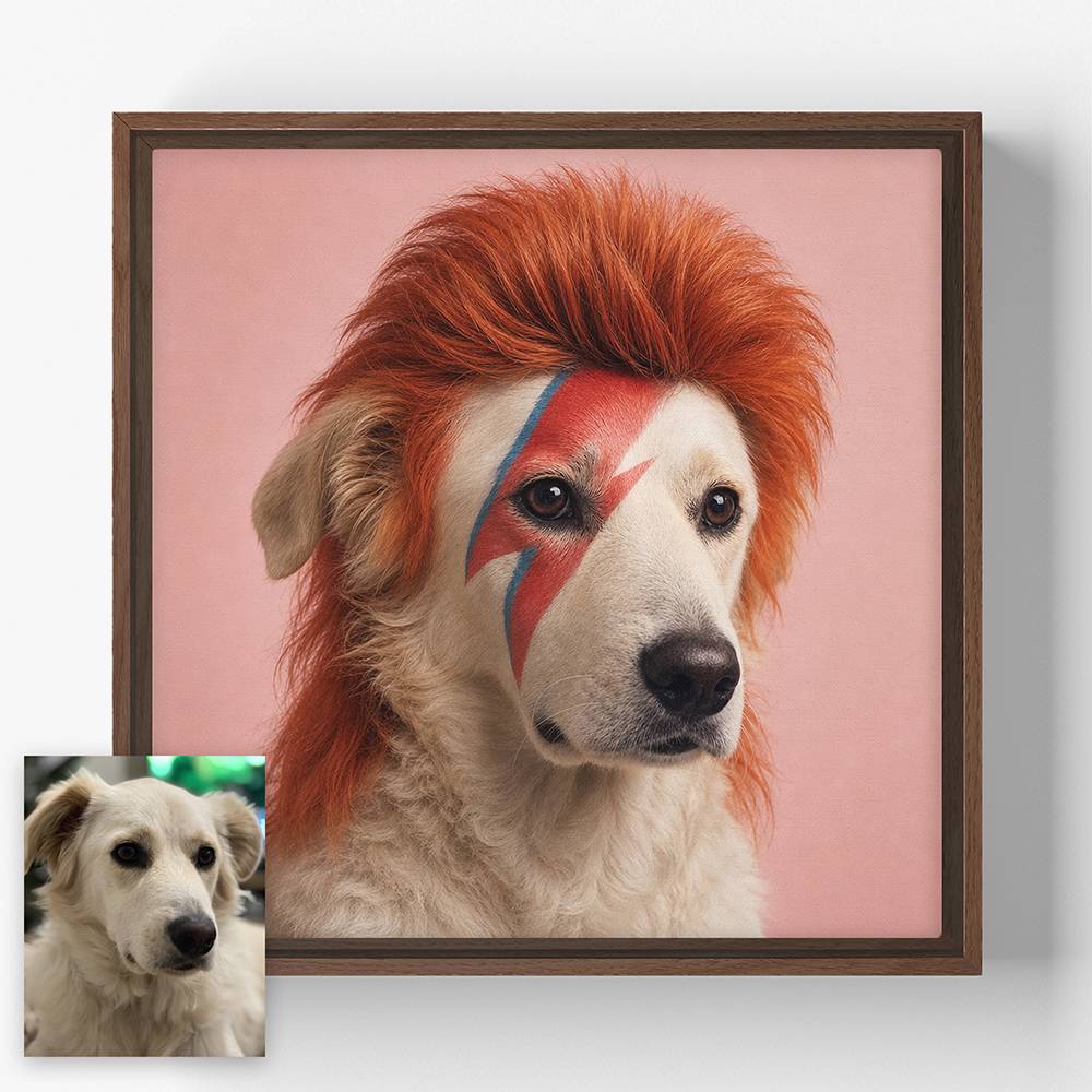 Star Pup - Custom Famous Pet Art Canvas-2 product photo