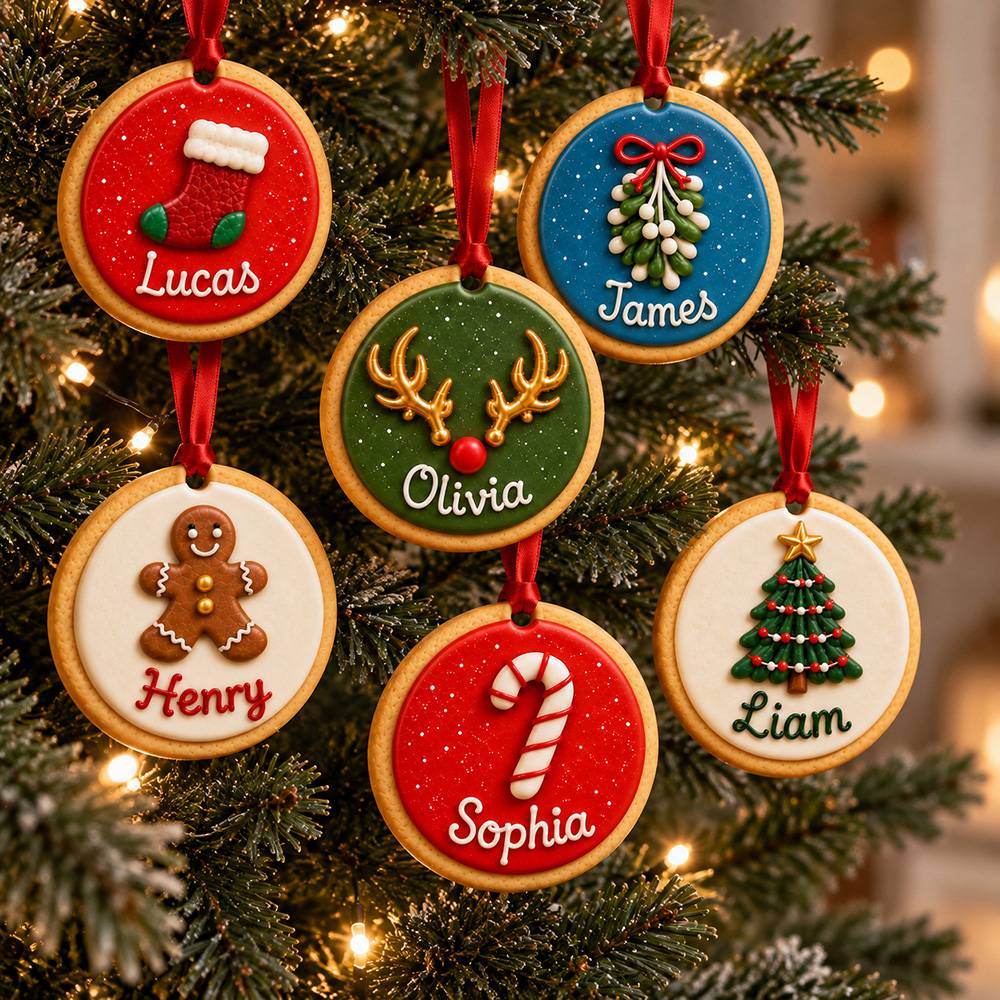 Sugar & Sprinkles – Custom Ceramic Ornament-1 product photo