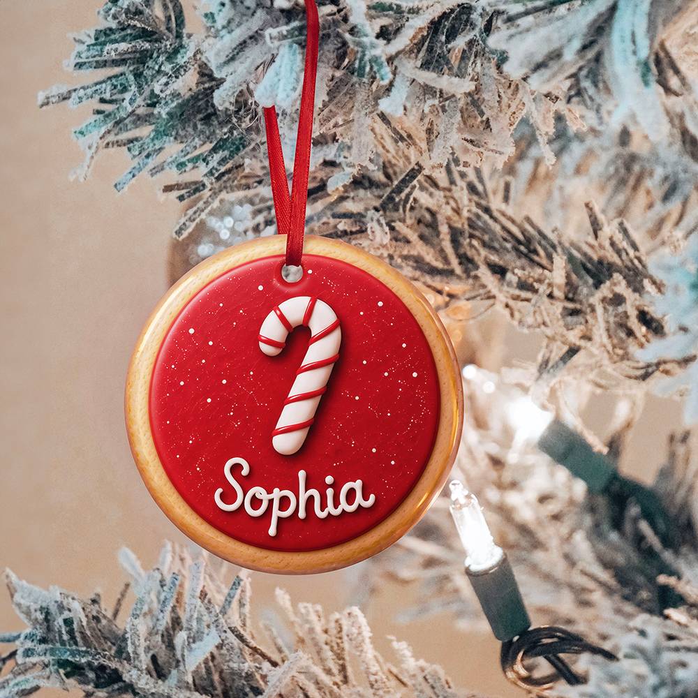 Sugar & Sprinkles – Custom Ceramic Ornament-9 product photo