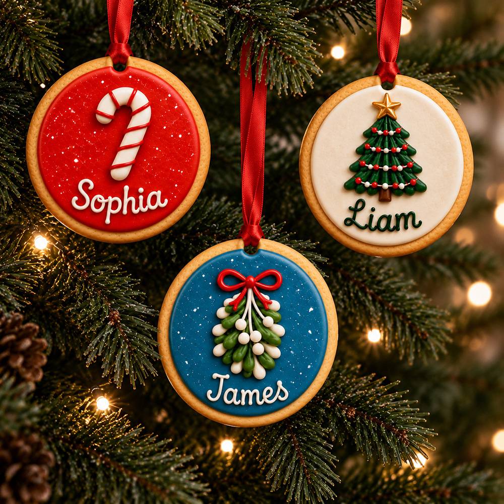 Sugar & Sprinkles – Custom Ceramic Ornament-5 product photo