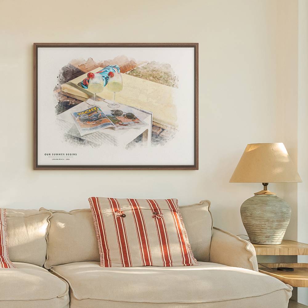 The Art of Place – Custom Watercolor Canvas-6 product photo