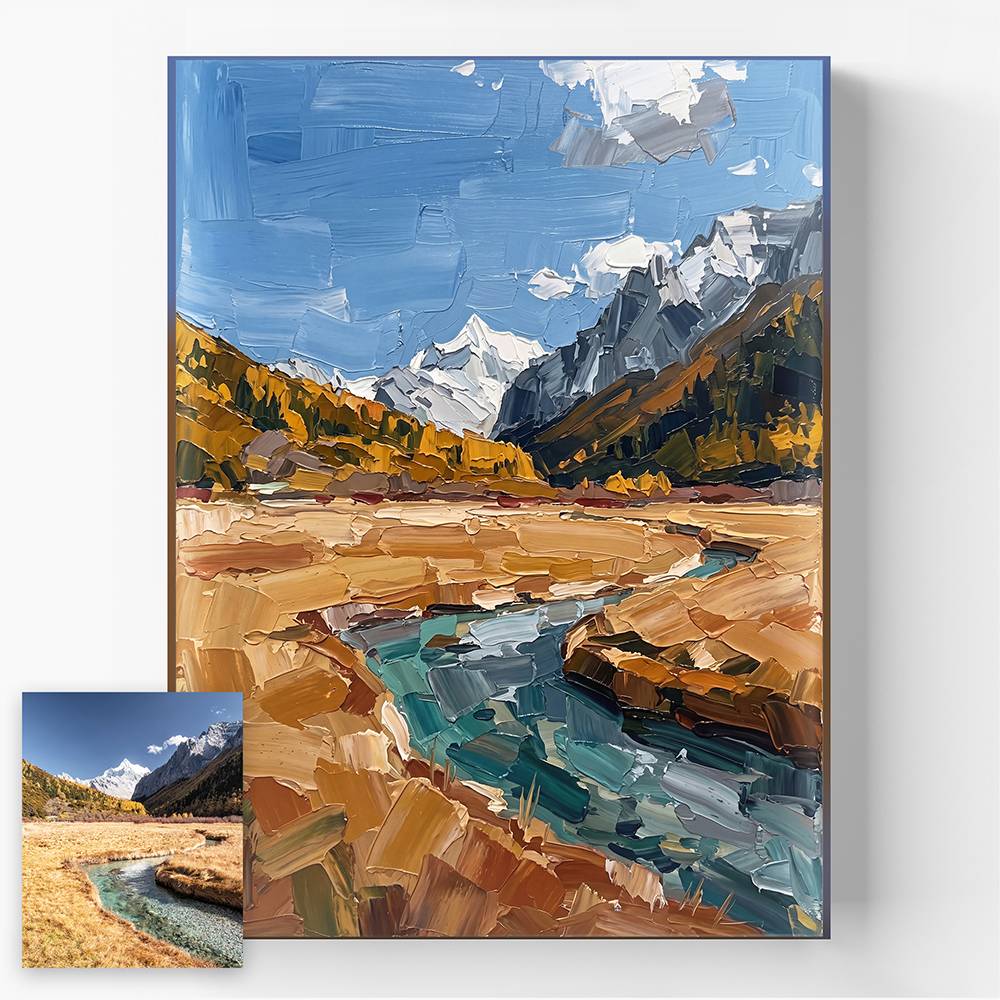 Cherished Views – Custom Oil Painting Acrylic-7 Cherished Views – Custom Oil Painting Acrylic-7 product photo