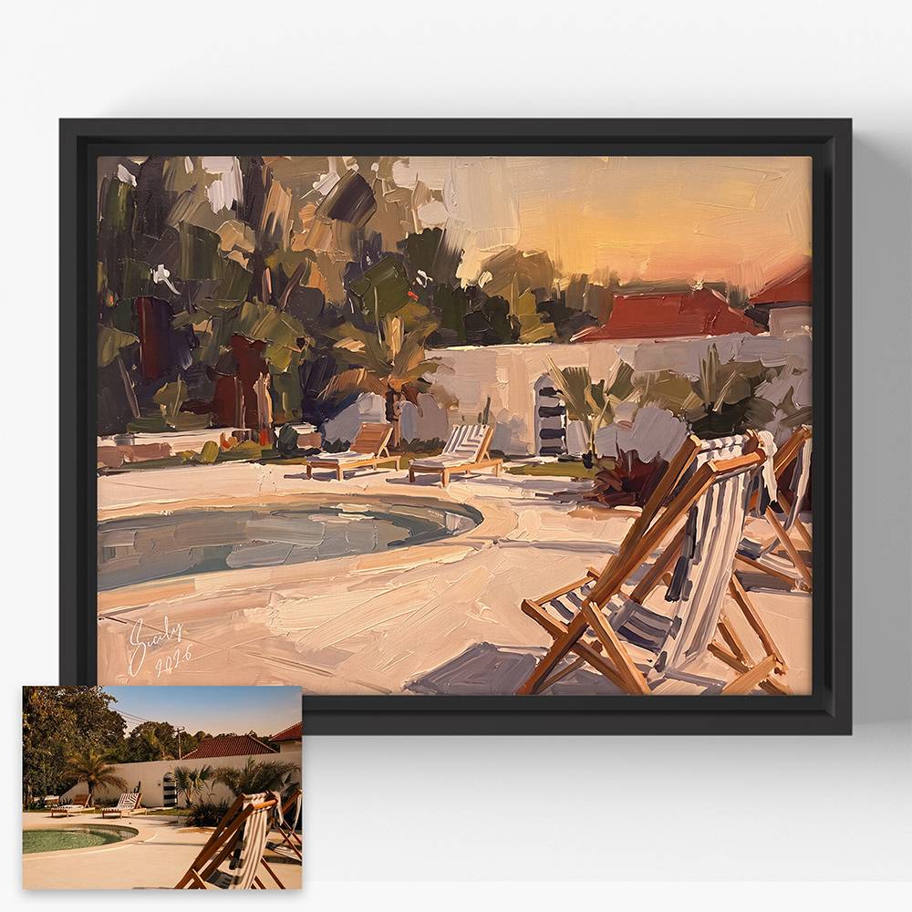 Cherished Views – Custom Oil Painting Canvas-9 product photo