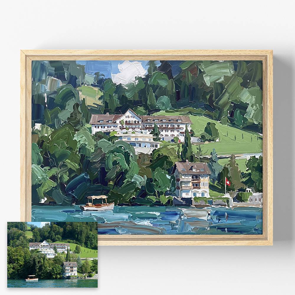 Cherished Views – Custom Oil Painting Canvas-5 product photo