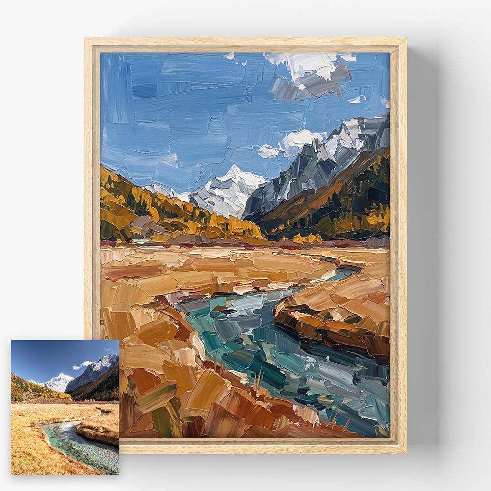 Cherished Views – Custom Oil Painting Canvas-7 product photo