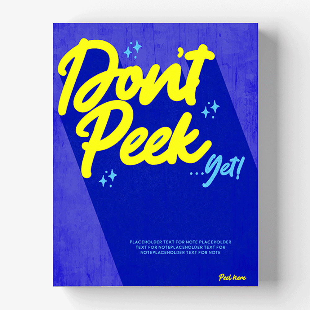 The Big Reveal - Custom Peel-to-Reveal Canvas Cover-5 product photo