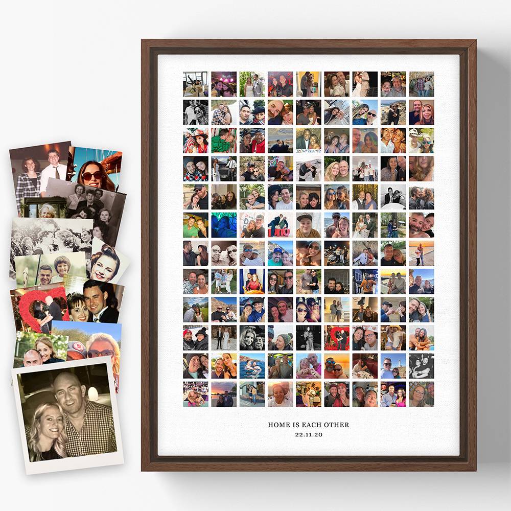 The Heirloom Collage - Scanned Photos on Canvas-3 product photo
