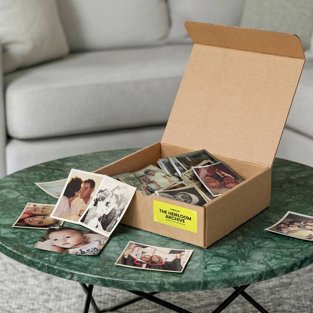 The Heirloom Collage - Scanned Photos on Canvas-7 product photo
