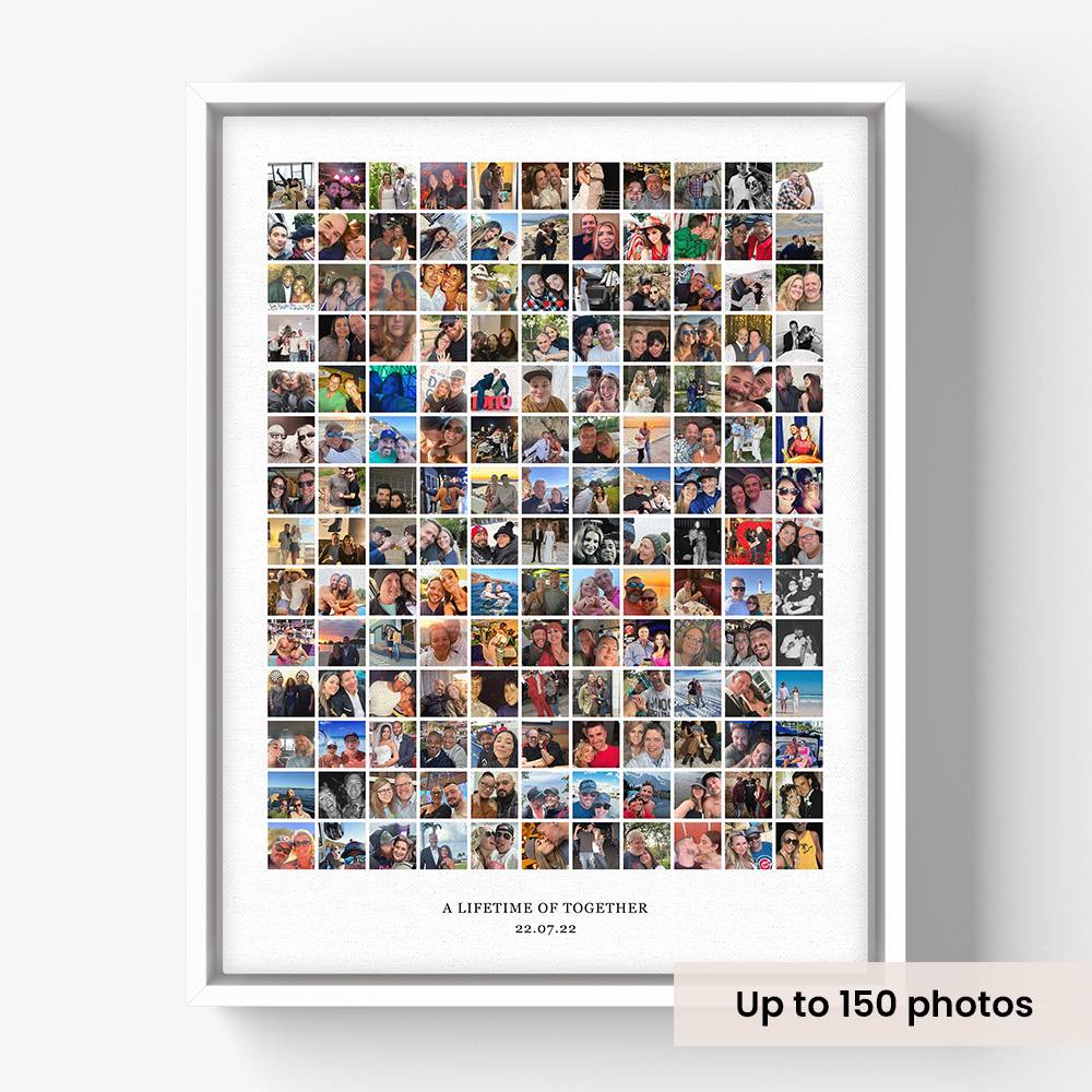 The Heirloom Collage - Scanned Photos on Canvas-2 product photo