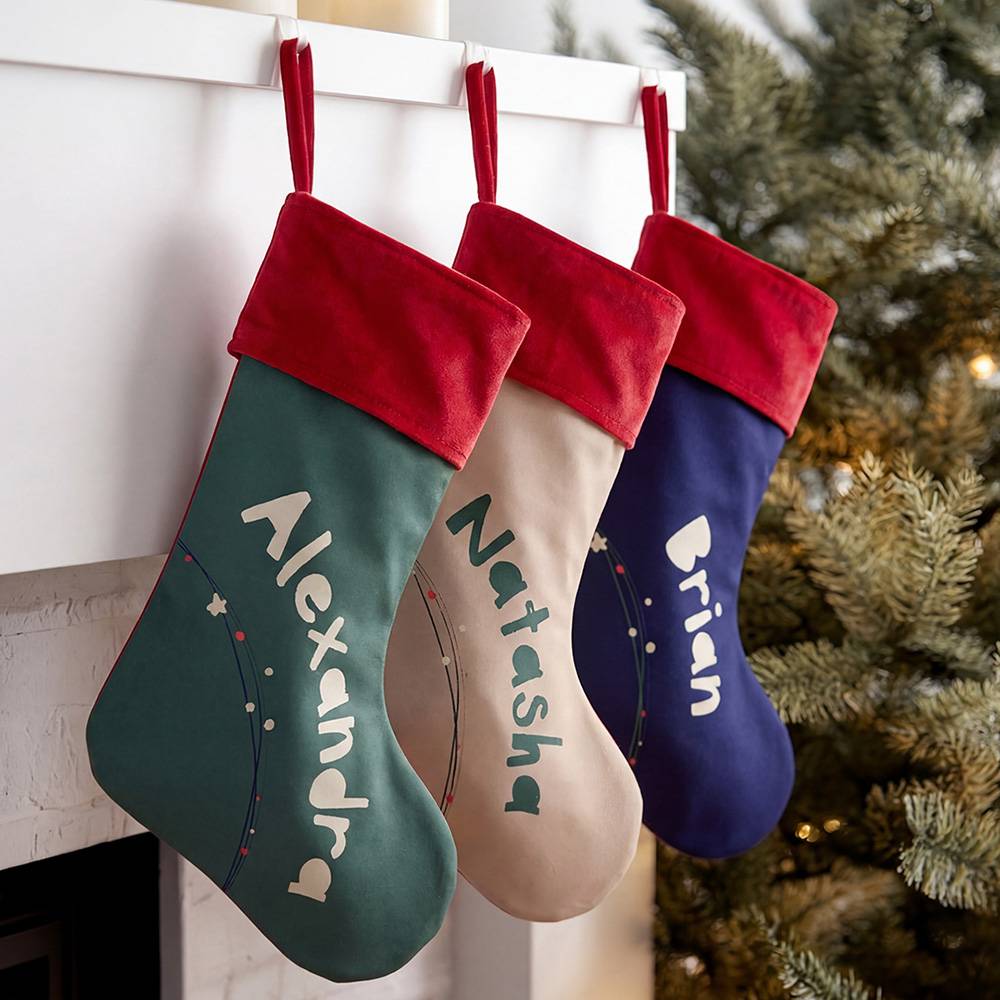 The Cozy Gathering – Custom Christmas Stocking Set of Two-1 The Cozy Gathering – Custom Christmas Stocking Set of Two-1 product photo