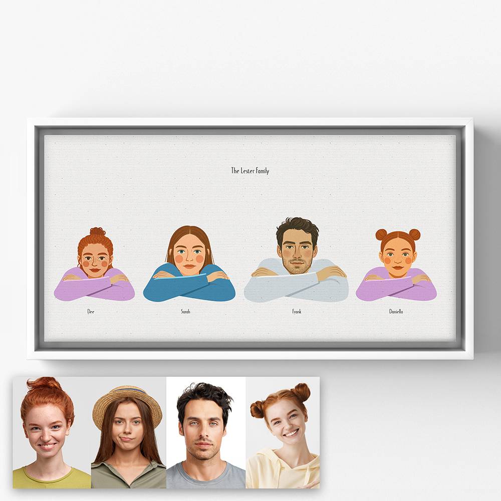 The Crew – Custom Portrait Canvas for Five-3 product photo