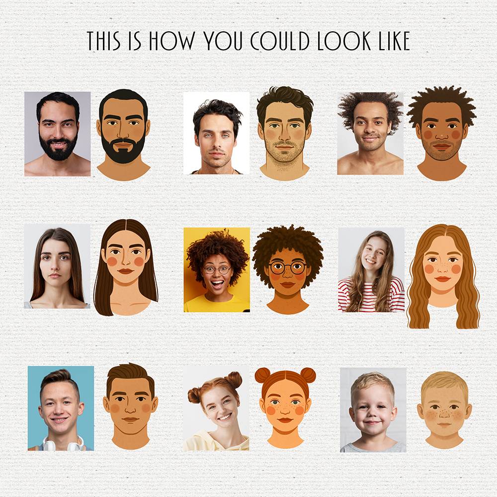 The Crew – Custom Portrait Canvas for Five-8 product photo
