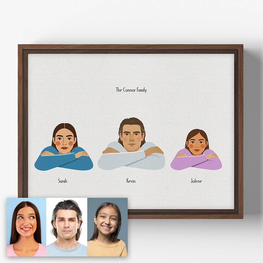 The Crew – Custom Portrait Canvas for Five-9 product photo