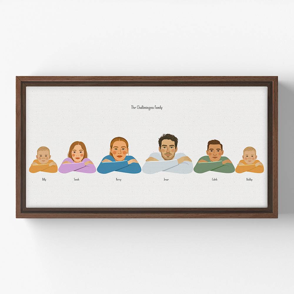 The Crew – Custom Portrait Canvas for Six-8 The Crew – Custom Portrait Canvas for Six-8 product photo