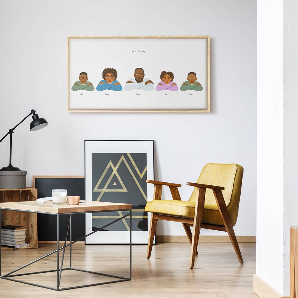 The Crew – Custom Portrait Canvas for Three-5 product photo