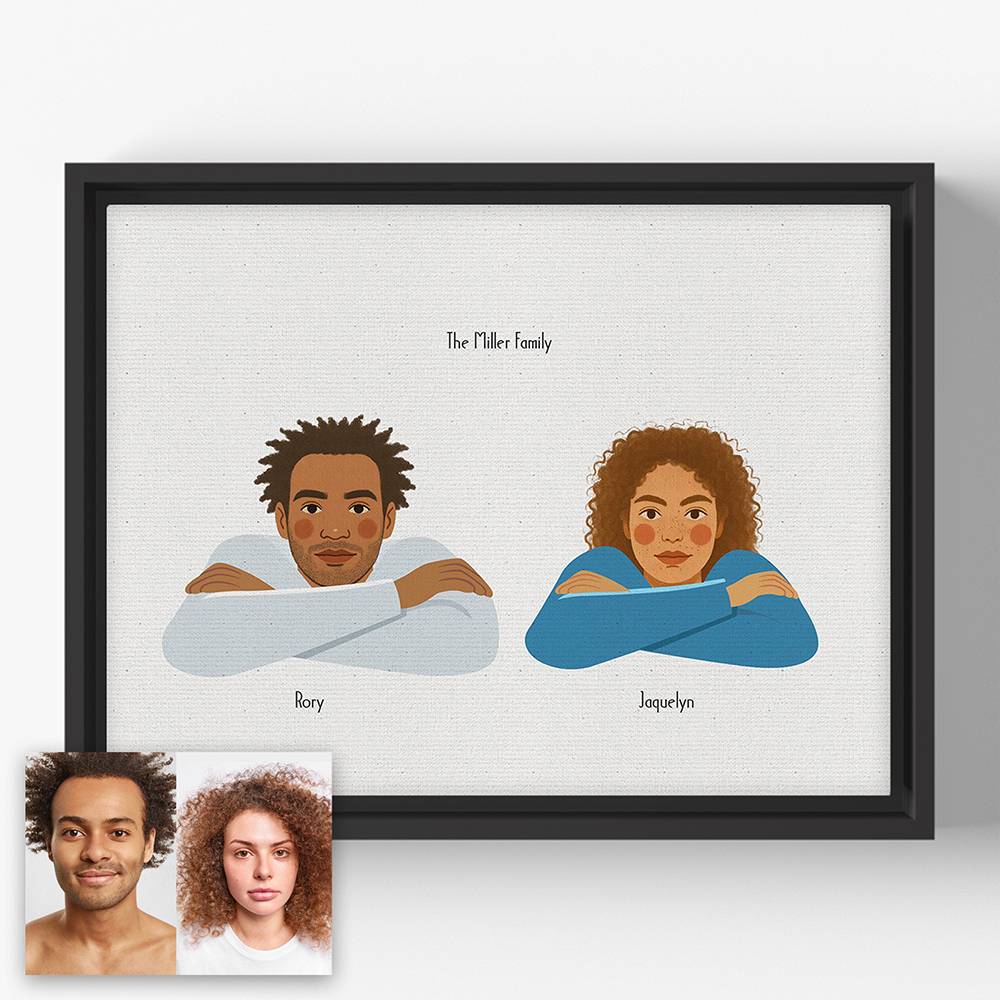 The Crew - Custom Portrait Canvas for Two-1 The Crew - Custom Portrait Canvas for Two-1 product photo