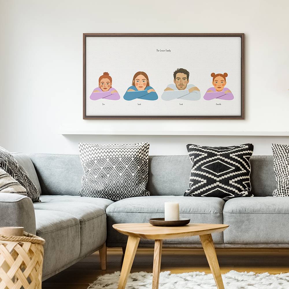 The Crew - Custom Portrait Canvas for Two-3 product photo