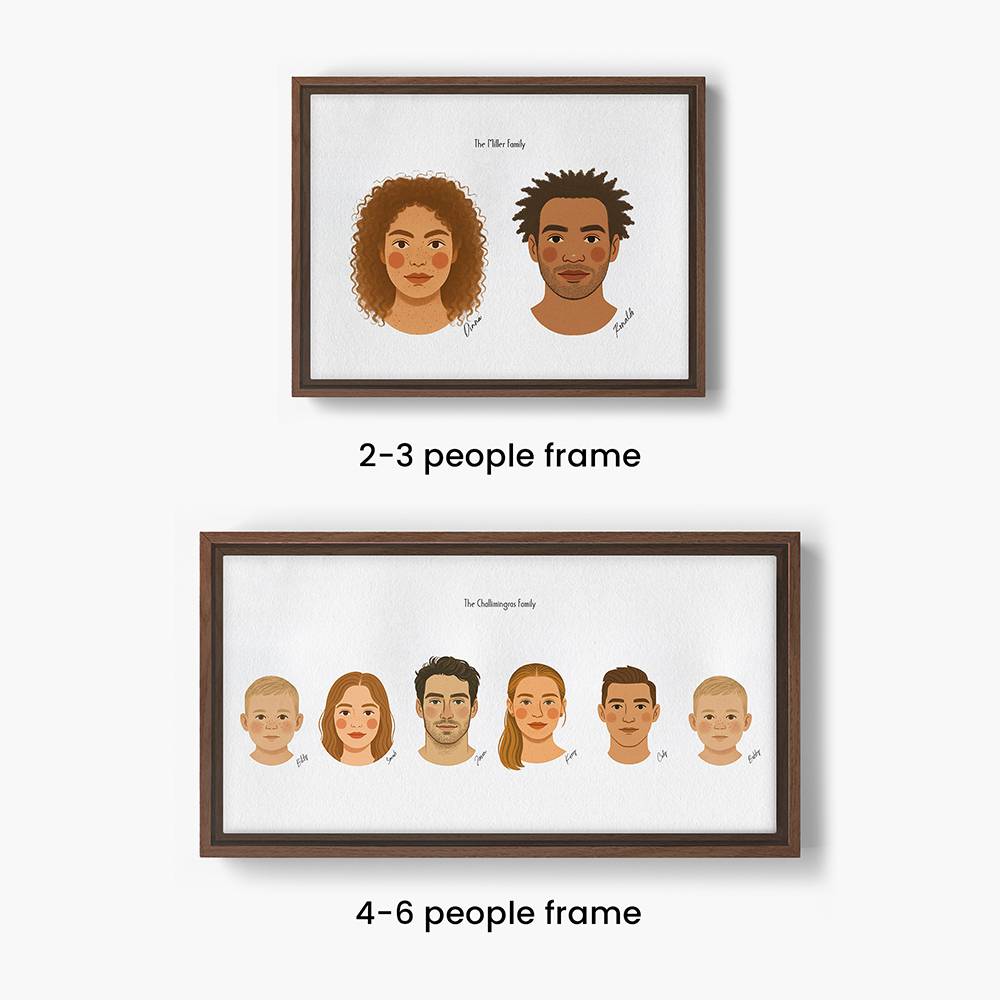 The Family Edit – Custom Portrait Canvas for Two-5 product photo