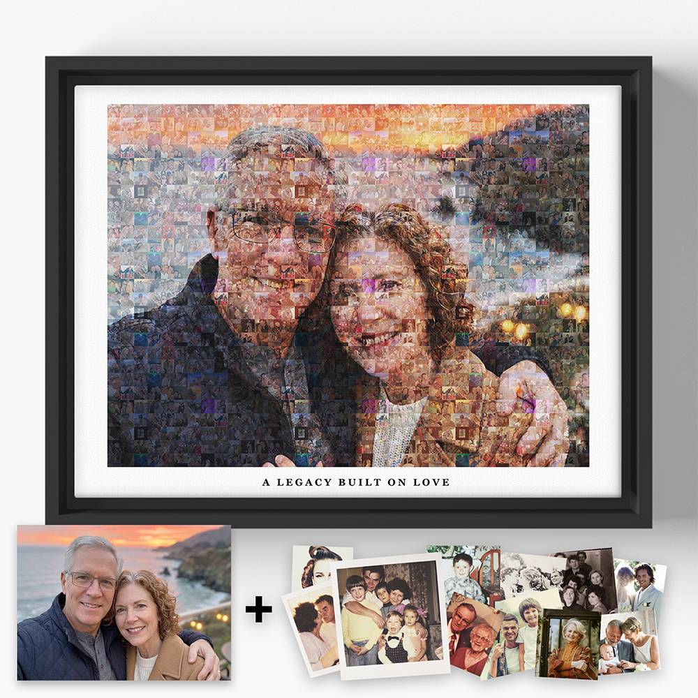The Heirloom Mosaic - Custom Horizontal Canvas-5 product photo