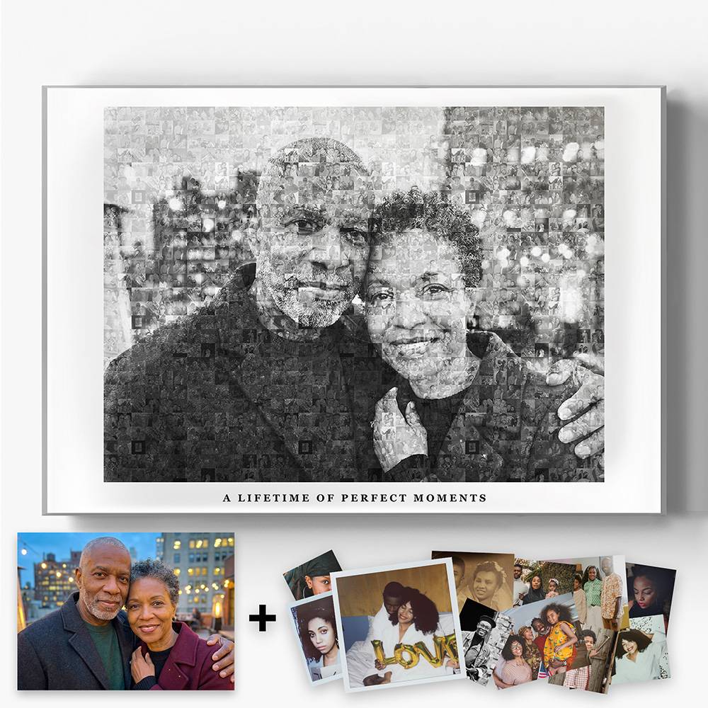 The Heirloom Mosaic - Scanned Photos on Acrylic-10 product photo