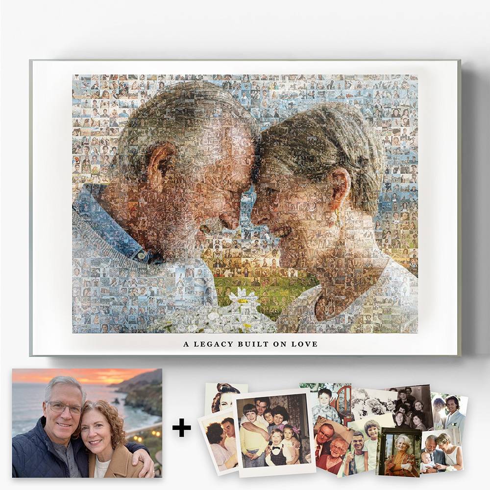 The Heirloom Mosaic - Scanned Photos on Acrylic-5 product photo
