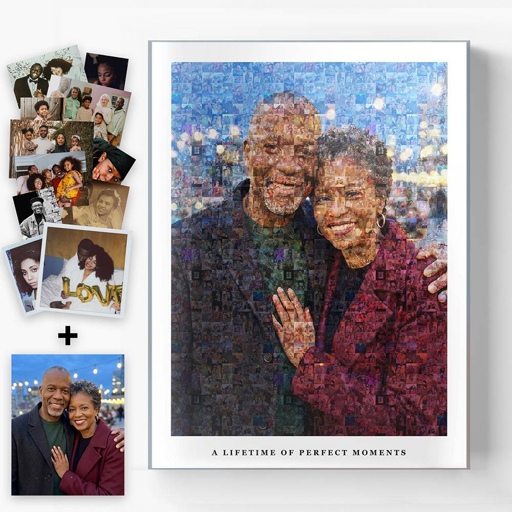 The Heirloom Mosaic - Scanned Photos on Acrylic-2 product photo