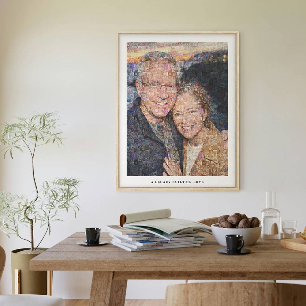 The Heirloom Mosaic - Scanned Photos on Canvas-10 product photo